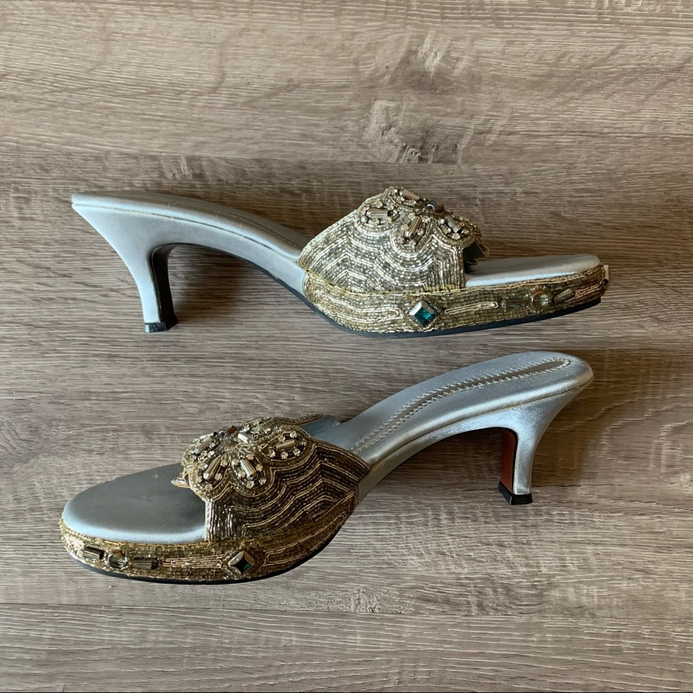 Traditonal Beaded Indian Heels